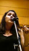 Cantante cubana en Madrid. Amanda Gaviria, Rocía Gordillo, Lucía Gavilanes